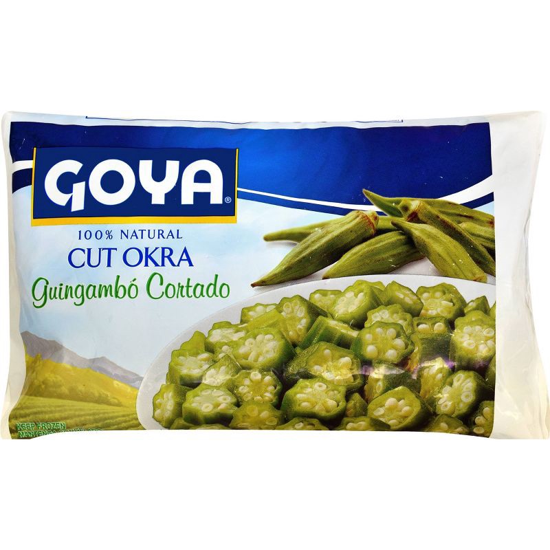 slide 1 of 3, Goya Natural Cut Frozen Okra - 16oz, 16 oz