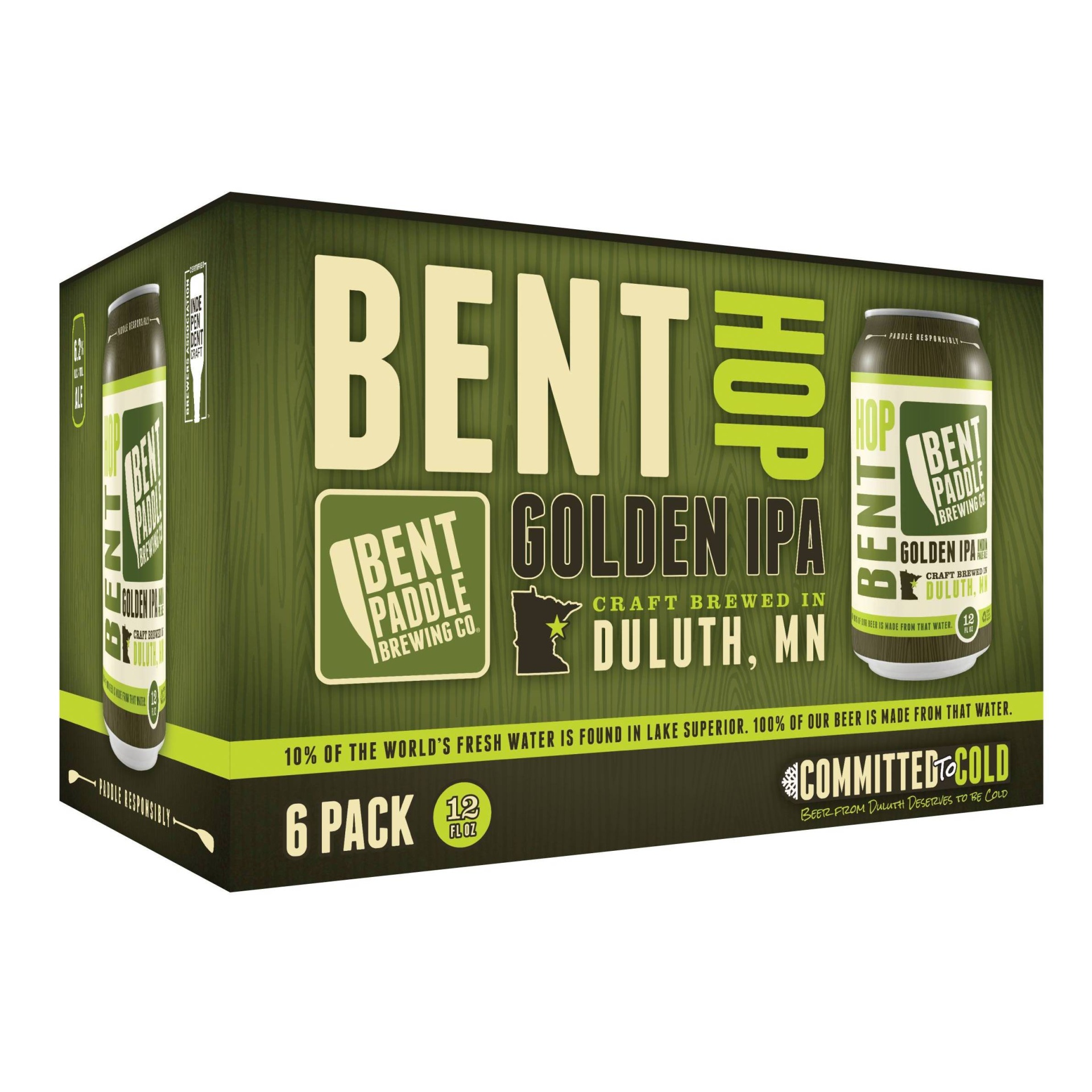 slide 1 of 1, Bent Paddle Brewing Co Bent Paddle Bent Hop Beer - 6pk/12 fl oz Cans, 6 ct; 12 fl oz