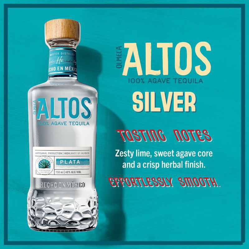 slide 2 of 10, Altos Plata Tequila - 750ml Bottle, 750 ml
