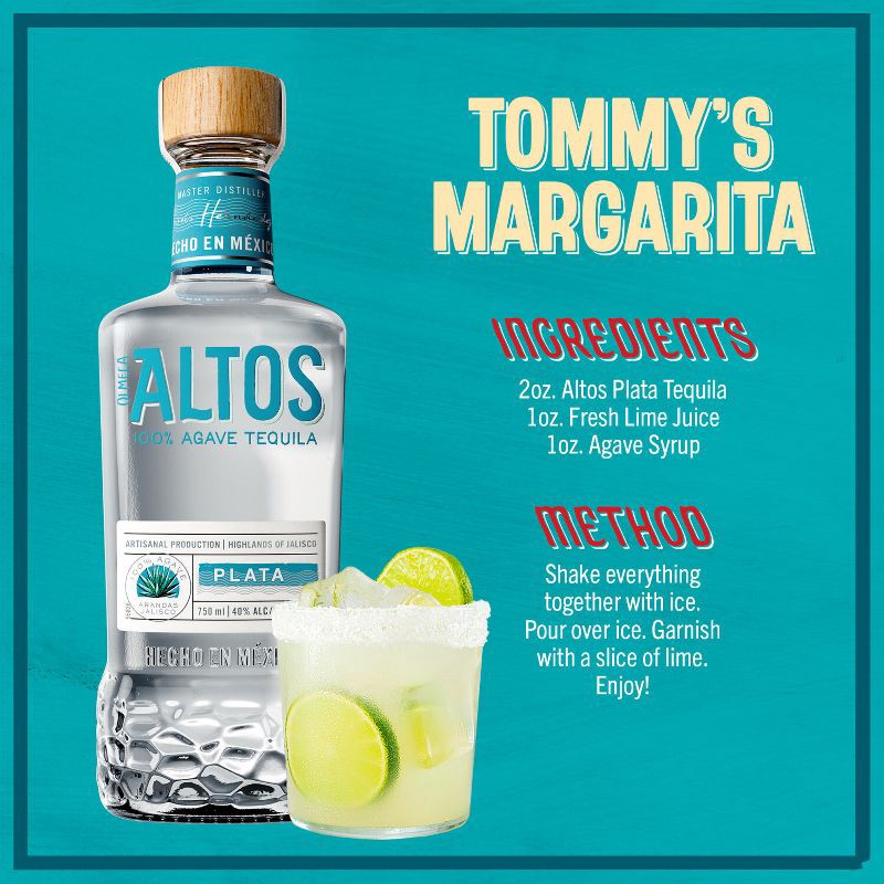 slide 3 of 10, Altos Plata Tequila - 750ml Bottle, 750 ml