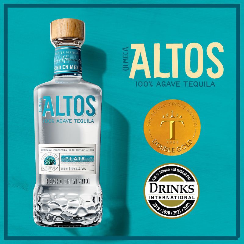 slide 4 of 10, Altos Plata Tequila - 750ml Bottle, 750 ml