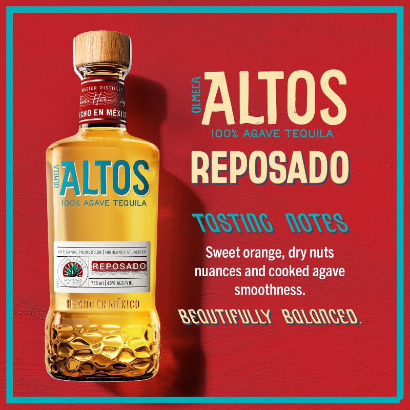 slide 2 of 9, Altos Reposado Tequila - 750ml Bottle, 750 ml
