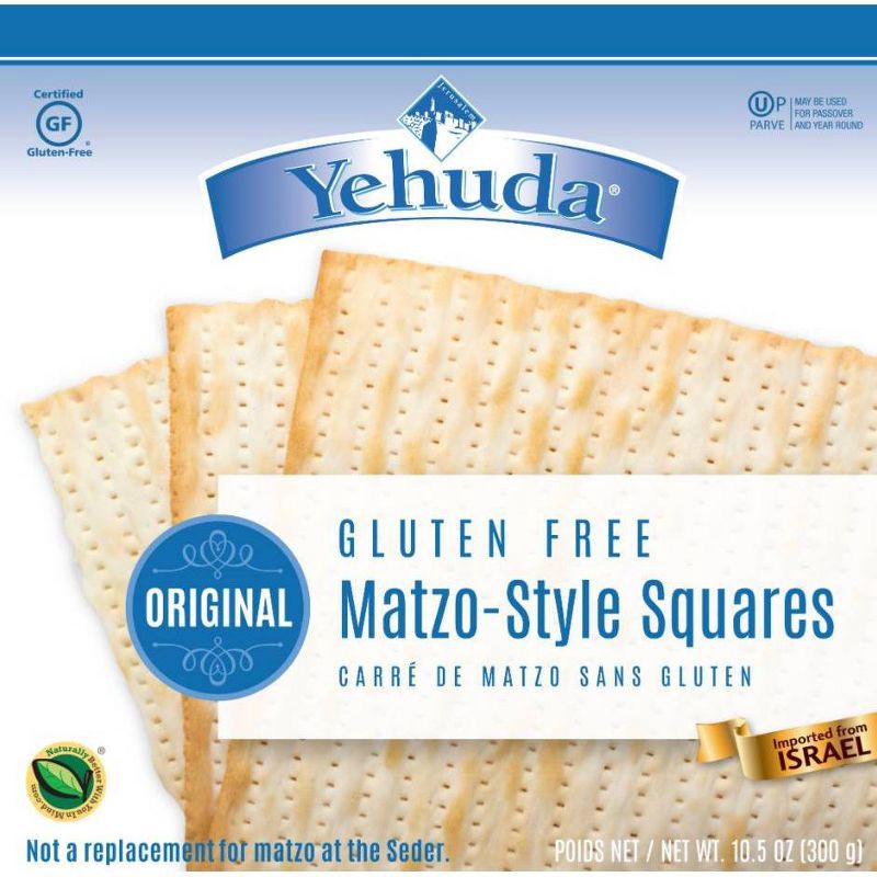 slide 2 of 3, Yehuda Gluten Free Matzo-Style Squares 10.5oz, 10.5 oz