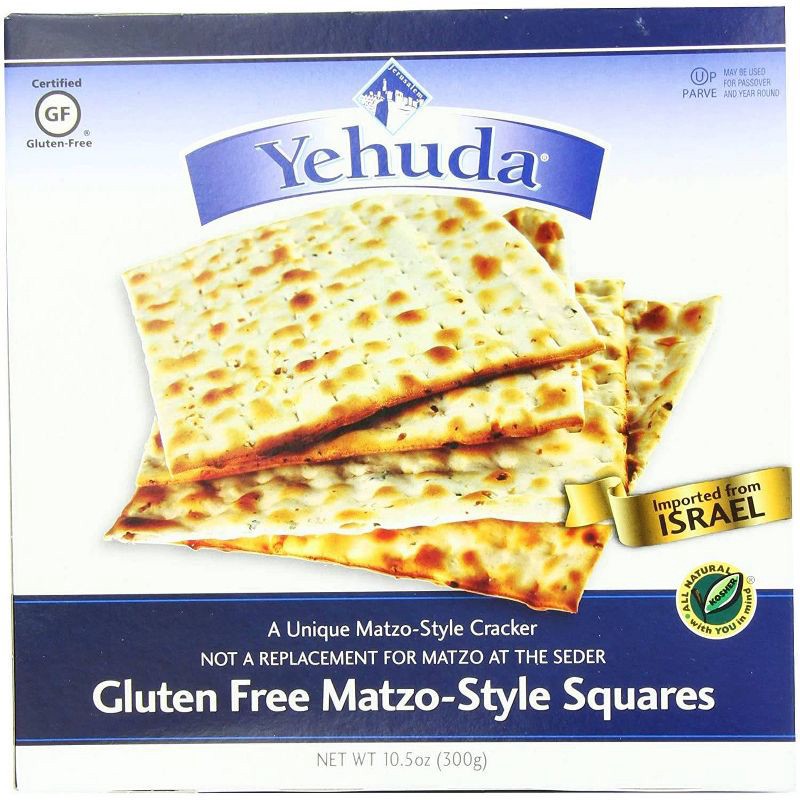 slide 1 of 3, Yehuda Gluten Free Matzo-Style Squares 10.5oz, 10.5 oz