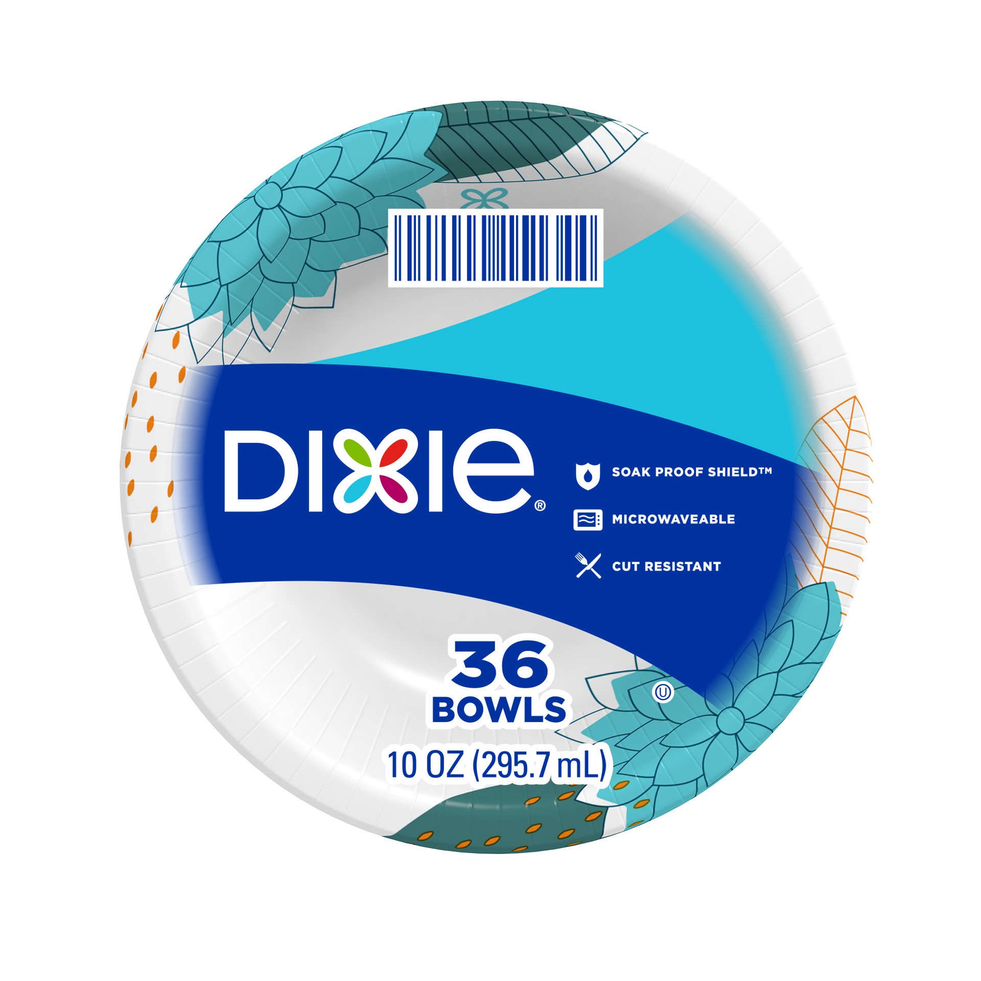 slide 1 of 4, Dixie 10 Ounce Paper Bowls, 36 Count, 36 ct