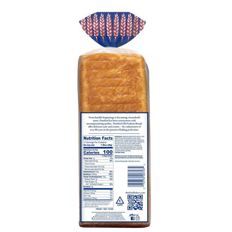 slide 2 of 4, Franz Dunford Bakeries Old Fashioned White Bread - 1.5lbs, 1.5 lb