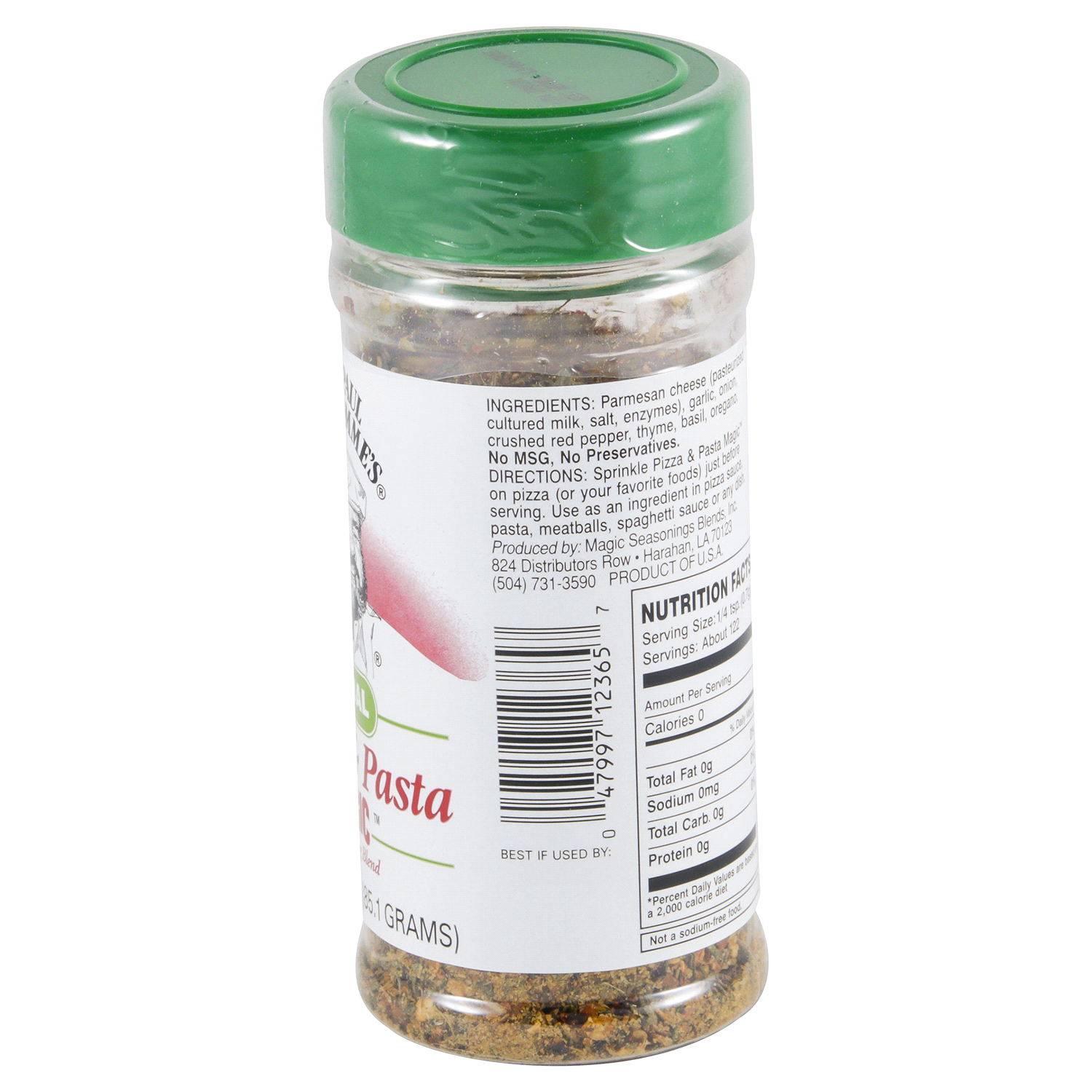 slide 3 of 3, Chef Paul Prudhomme's Herbal Pizza & Pasta Magic, 3 oz