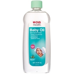 slide 1 of 1, CVS Health Baby Oil With Aloe Vera And Vitamin E, 20 oz