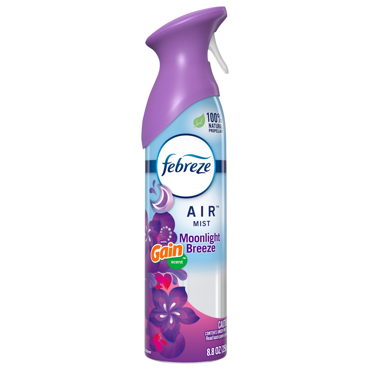 slide 1 of 5, Febreze Air Freshener Spray, Odor-Fighting Room Spray, Gain Moonlight Breeze Scent, 8.8oz, 1 Count, 8.8 oz