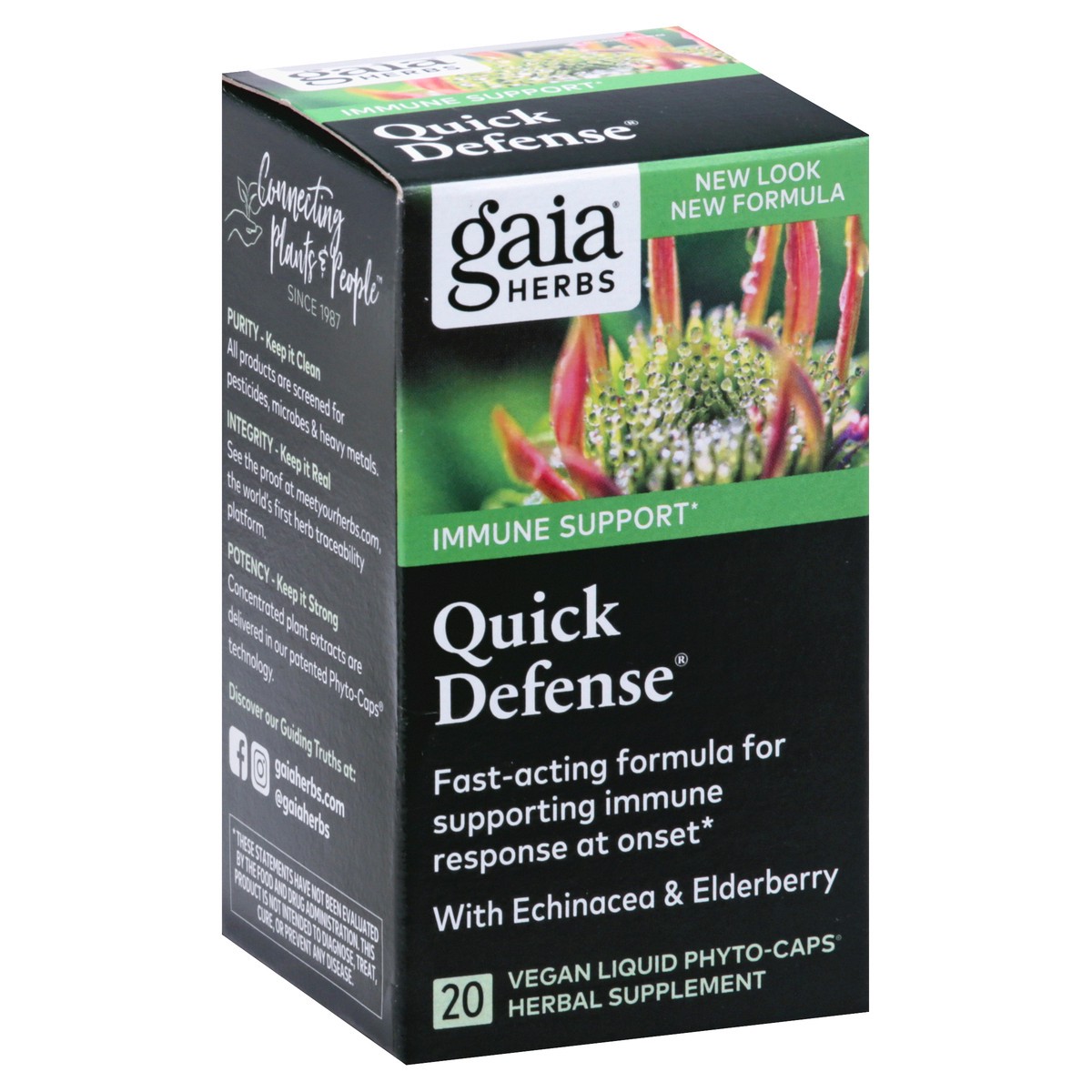 slide 13 of 13, Gaia Herbs Quick Defense Herbal Supplement, 20 ct
