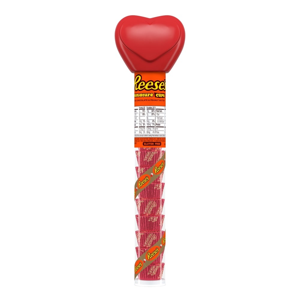 Reese's Milk Chocolate Peanut Butter Miniature Cups Candy Cane 2.17 oz