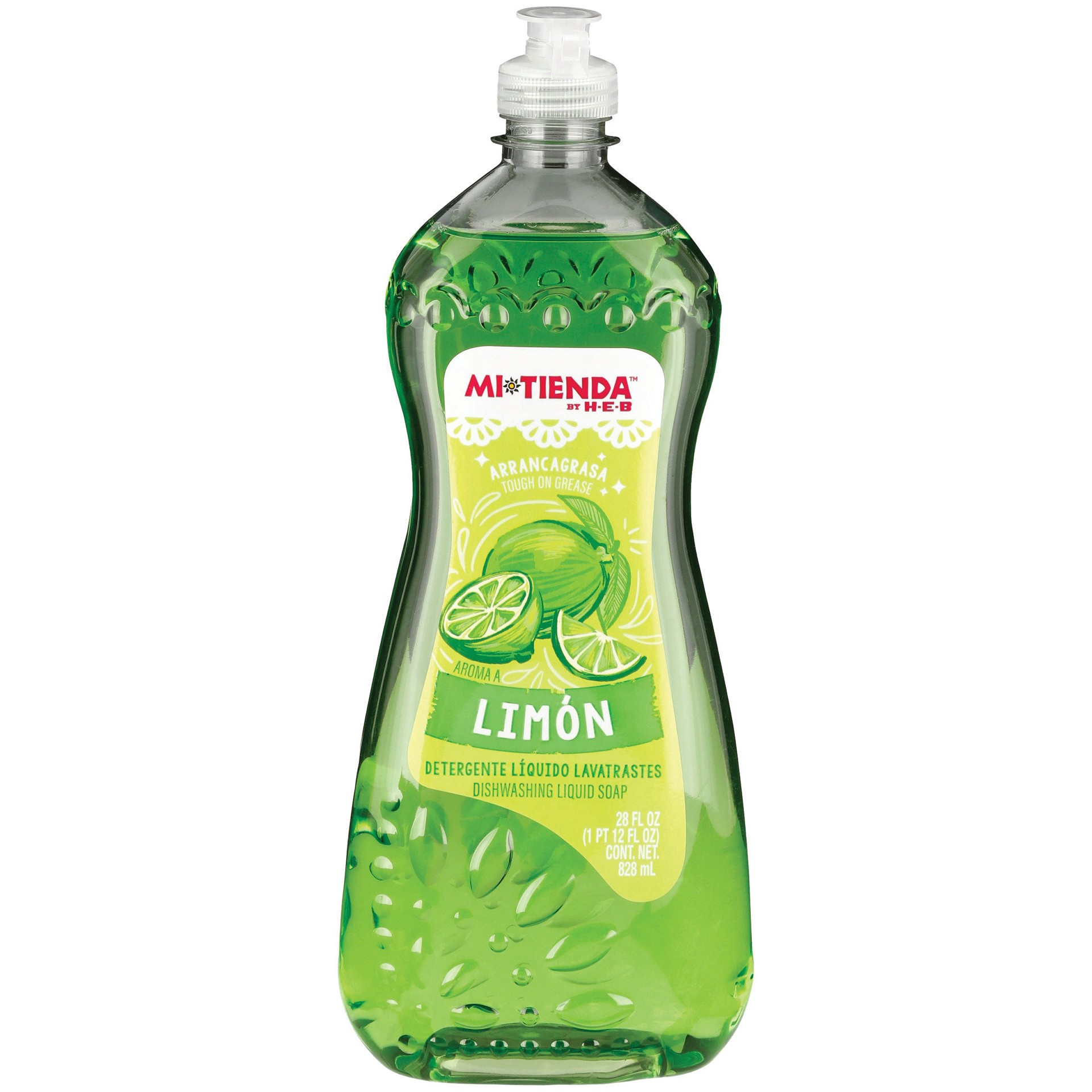 slide 1 of 1, Mi Tienda Limon Dish Soap, 28 oz