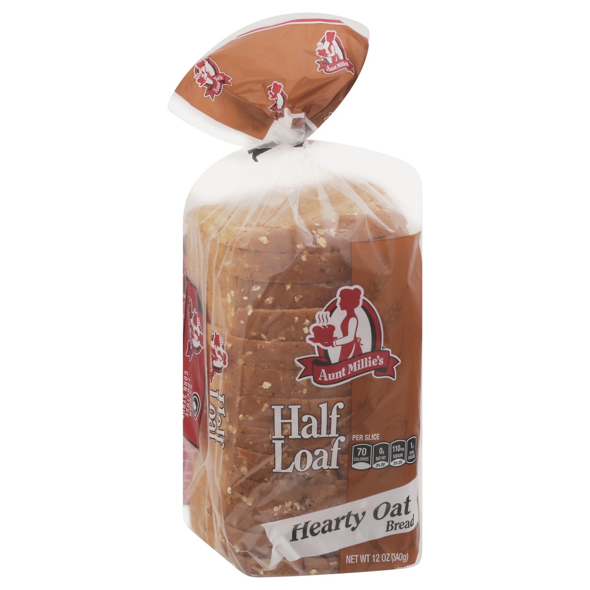 slide 11 of 14, Aunt Millie's Half Loaf Hearty Oat Bread 12 oz, 12 oz