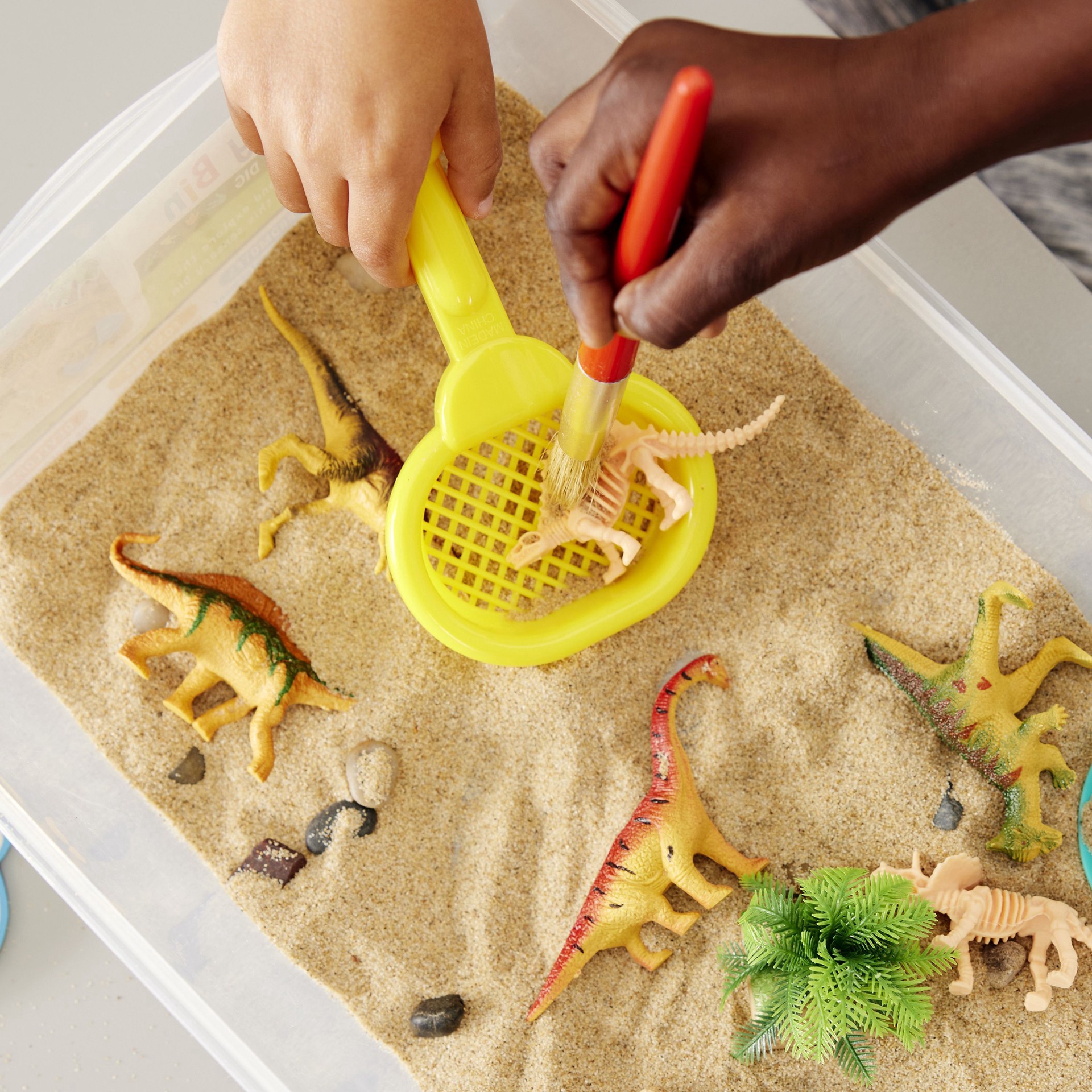 slide 9 of 10, Creativity For Kids Dinosaur Dig Sensory Bin, 14.5 in x 10.25 in x 4.75 in