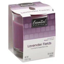 Essential Everyday Candle, Soy Blend, Lavender Fields