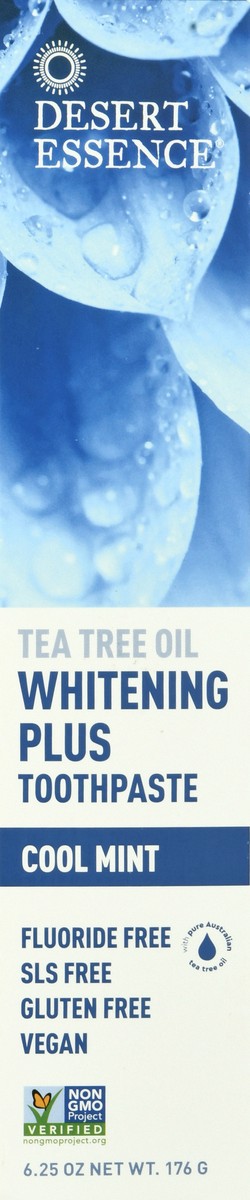 slide 4 of 5, Desert Essence Tpaste Tea Tree Whitening +, 6.25 oz