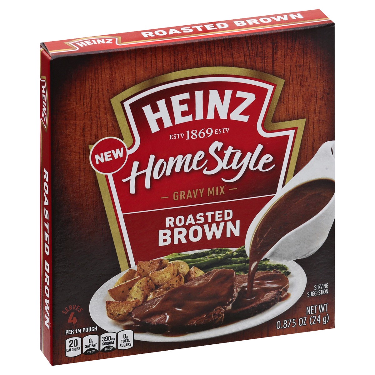 slide 9 of 10, Heinz Home Style Roasted Brown Gravy Mix 0.875 oz, 0.875 oz