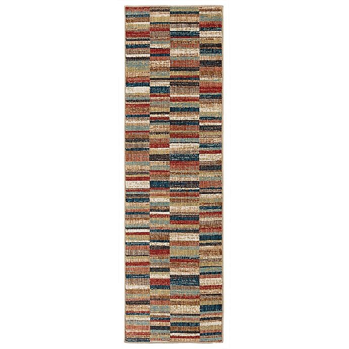 slide 1 of 3, Mohawk Home Squared Up Multicolor Runner, 2 ft x 7 ft