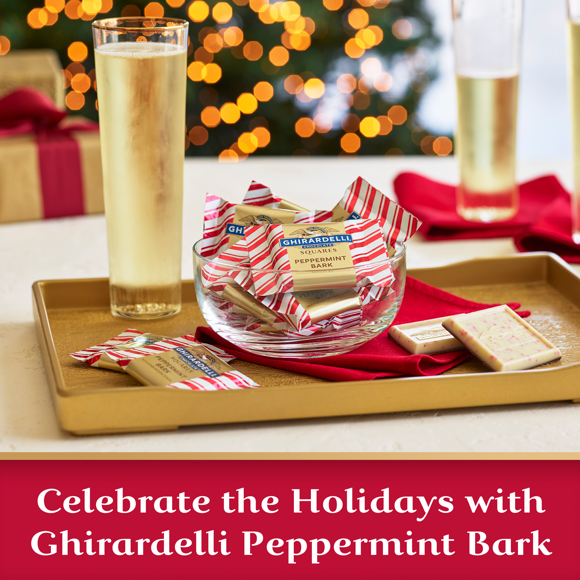 slide 2 of 6, GHIRARDELLI Peppermint Bark Bar, 3.5 oz Bar, 3.5 oz