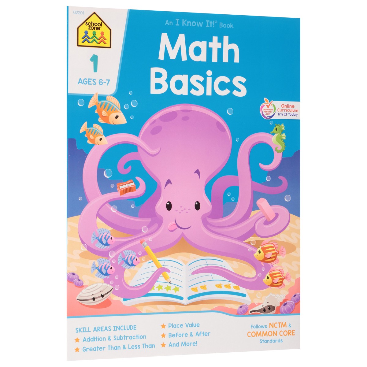 slide 7 of 11, School Zone Math Basics Book 1 ea, 1 ct