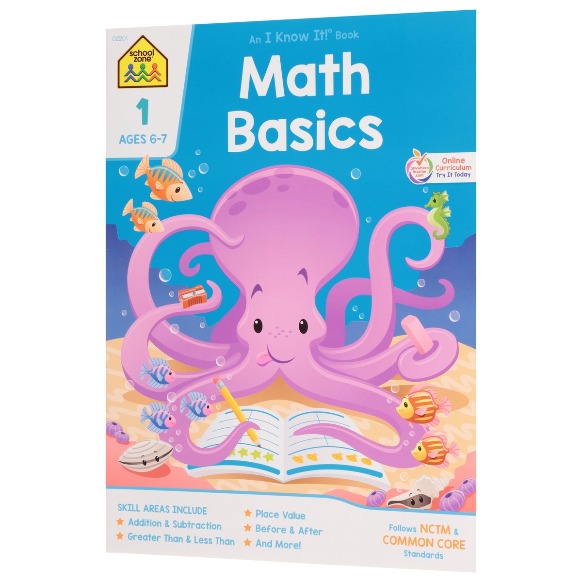 slide 2 of 11, School Zone Math Basics Book 1 ea, 1 ct