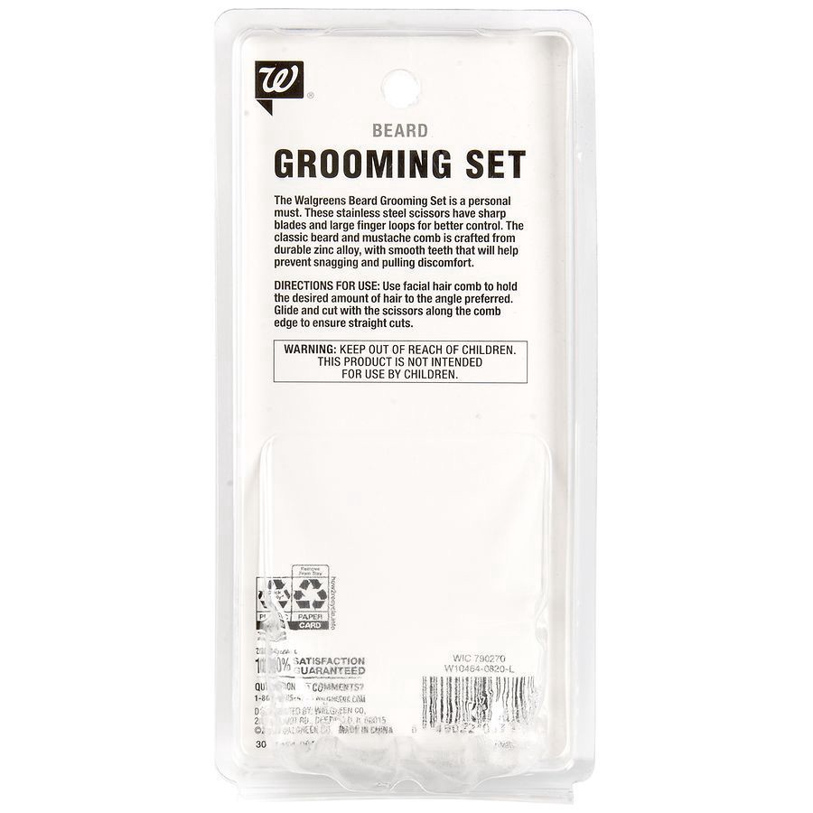 slide 3 of 3, Walgreens Beard Grooming Set, 2 ct