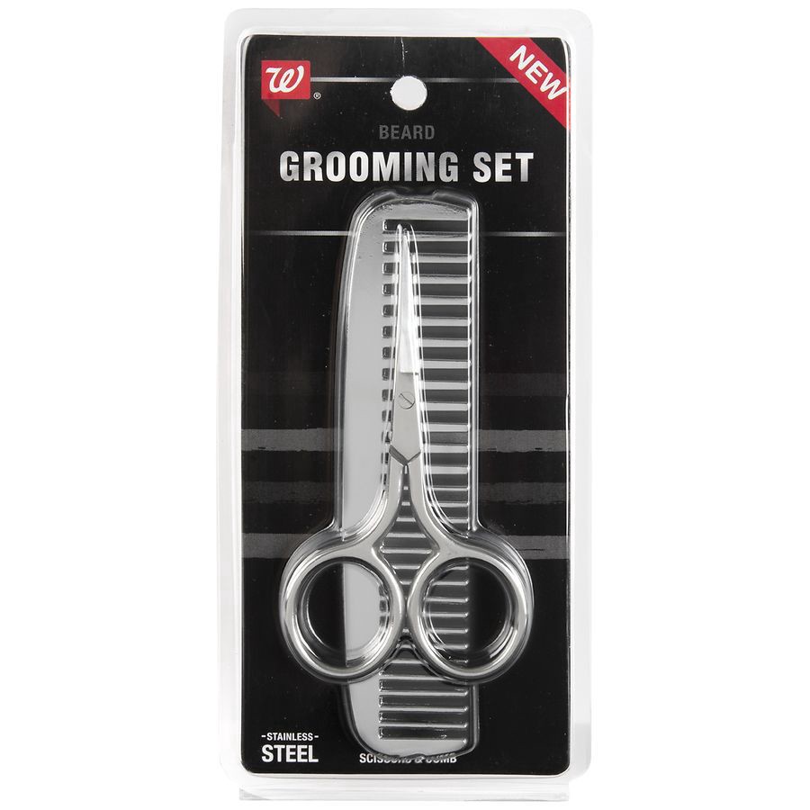 slide 1 of 3, Walgreens Beard Grooming Set, 2 ct