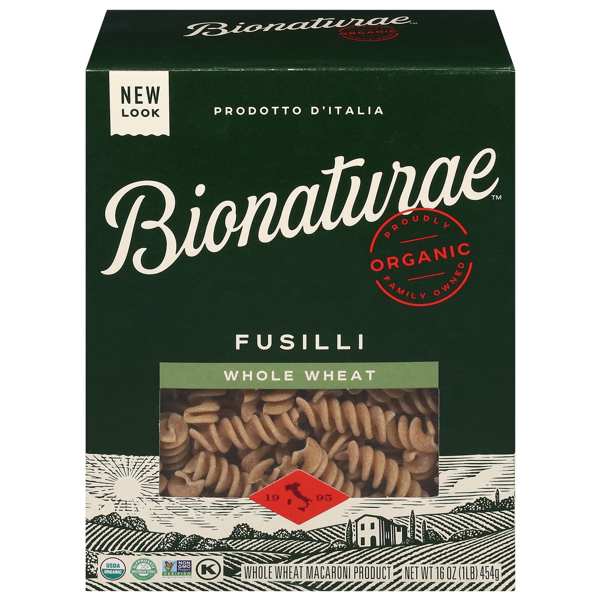 slide 1 of 10, bionaturae Whole Wheat Fusilli 16 oz, 16 oz