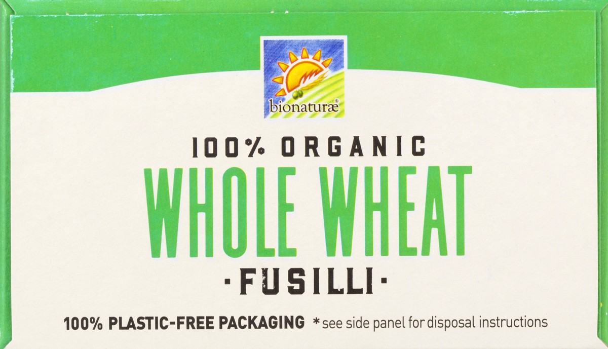 slide 9 of 10, bionaturae Whole Wheat Fusilli 16 oz, 16 oz