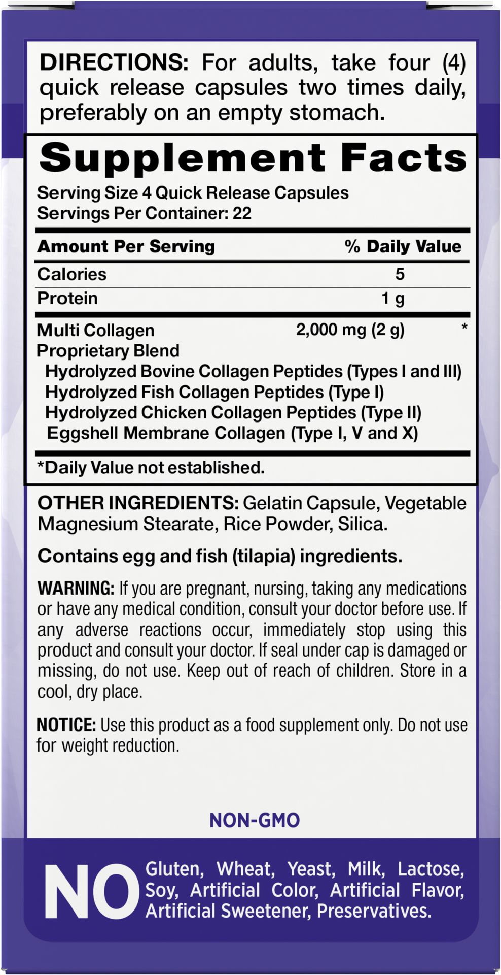 slide 2 of 3, Nature's Truth Multi Collagen Complex, 90 ct