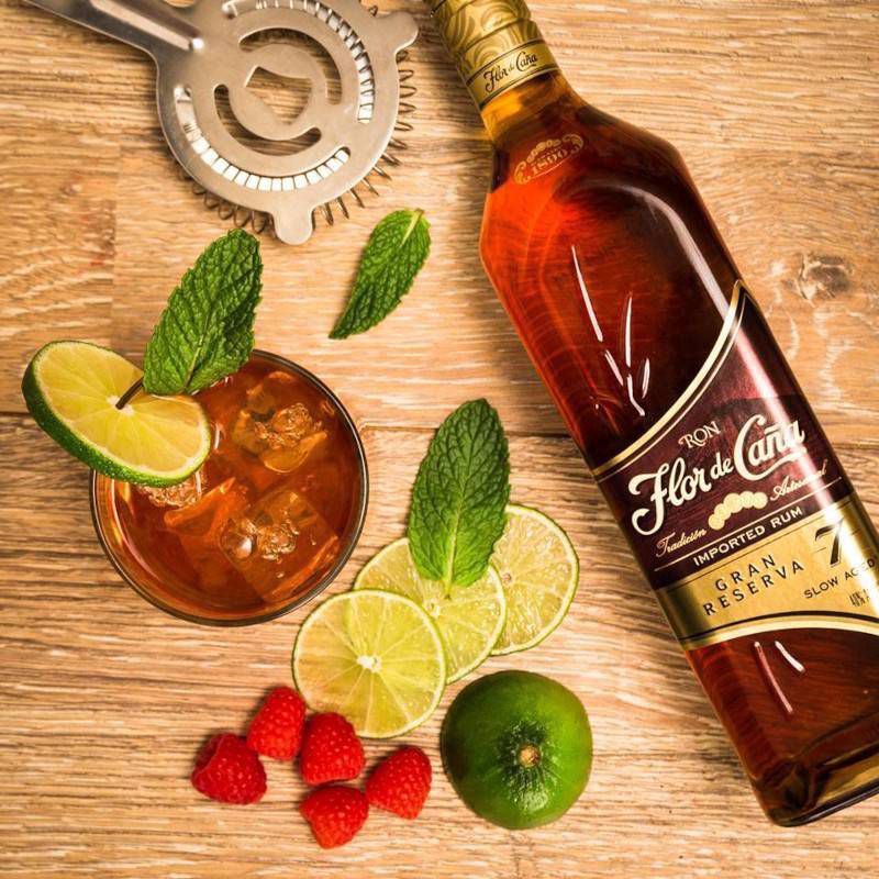 slide 6 of 6, Flor de Caña Rum, 750 ml