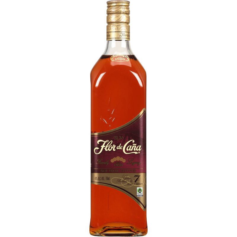 slide 1 of 6, Flor de Caña Rum, 750 ml