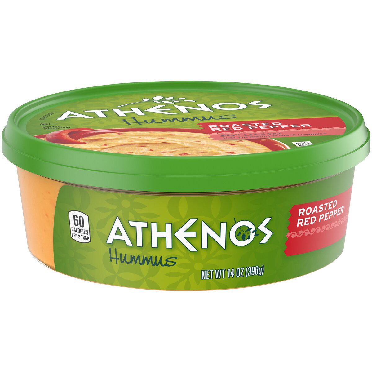 slide 8 of 9, Athenos Roasted Red Pepper Hummus, 14 oz Tub, 14 oz