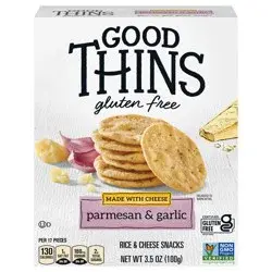GOOD THiNS The Cheese One Parmesan & Garlic Rice & Cheese Snacks
