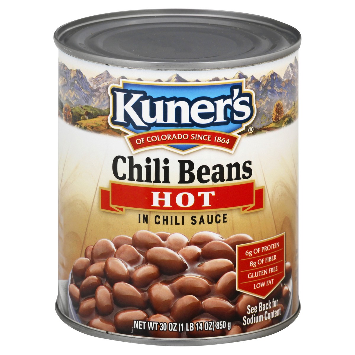 slide 8 of 12, Kuner's Hot Chili Beans 30 oz, 30 oz