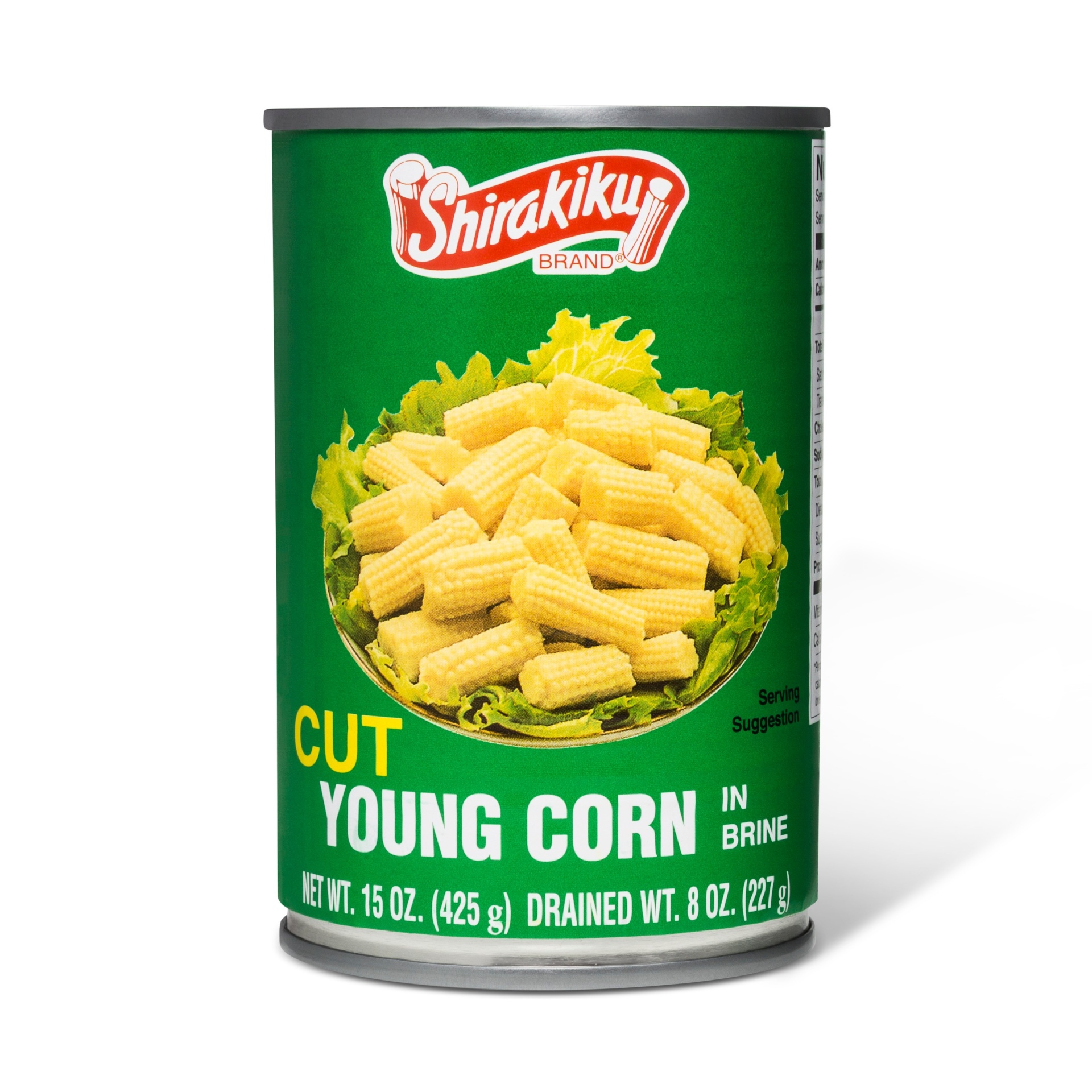 slide 1 of 6, Shirakiku Cut Young Corn in Brine, 15 oz