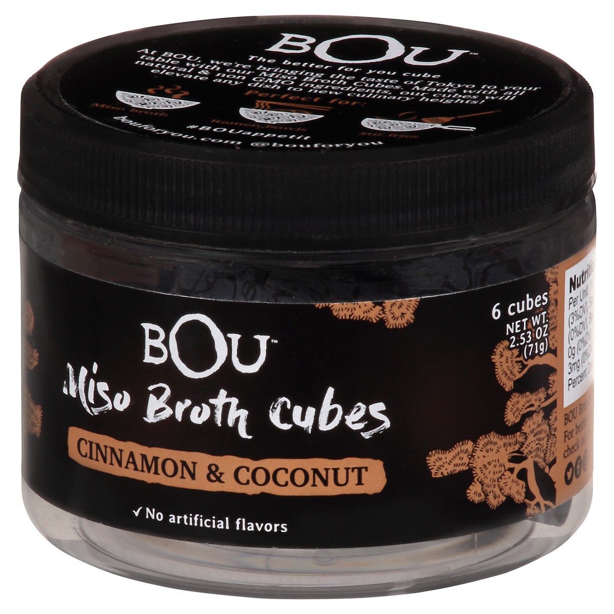 slide 7 of 9, BOU Cinnamon & Coconut Miso Broth Cubes 6 ea, 6 ct