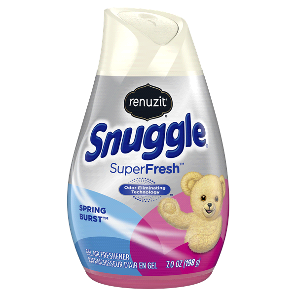 slide 1 of 1, Snuggle SuperFresh Gel Air Freshener, Spring Burst, 7 oz