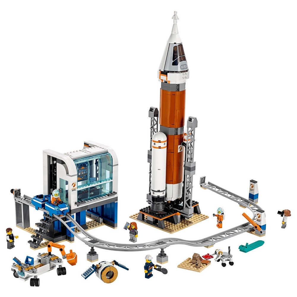 slide 3 of 5, LEGO City Space Deep Space Rocket and Launch Control 60228 Model Rocket Building Kit with Minifigures, 1 ct