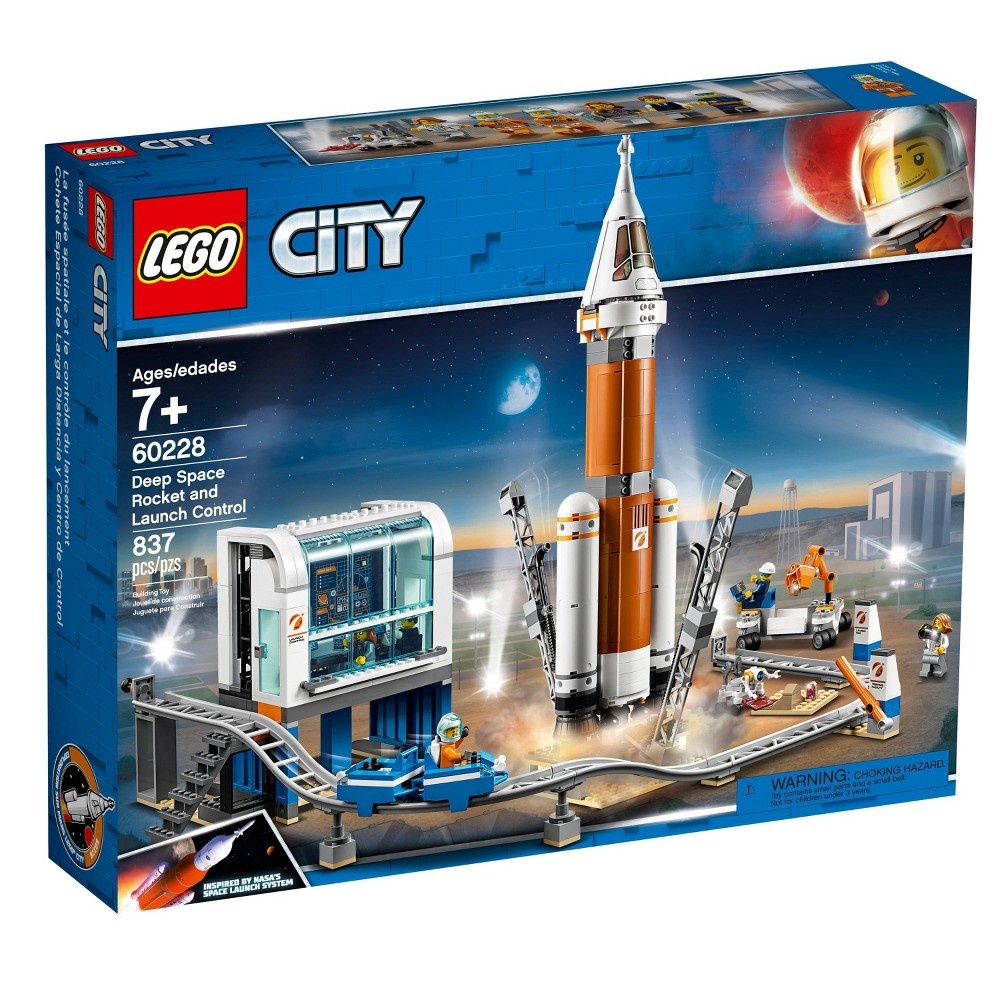 slide 5 of 5, LEGO City Space Deep Space Rocket and Launch Control 60228 Model Rocket Building Kit with Minifigures, 1 ct