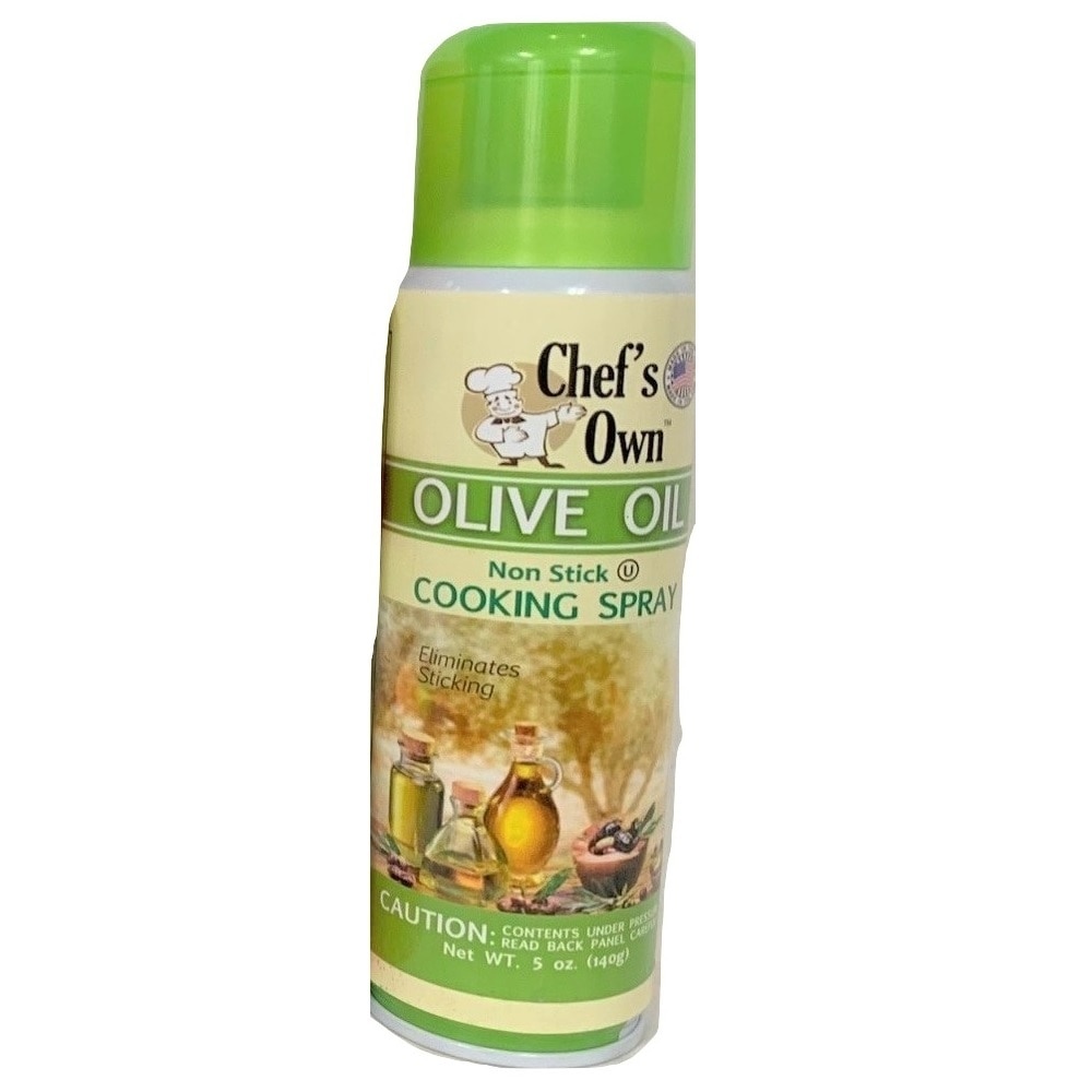 slide 1 of 1, Chef's Own Olive Oil Cooking Spray, 5 oz