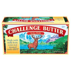Challenge Dairy Challenge Sweet Cream Butter Quarters Salted