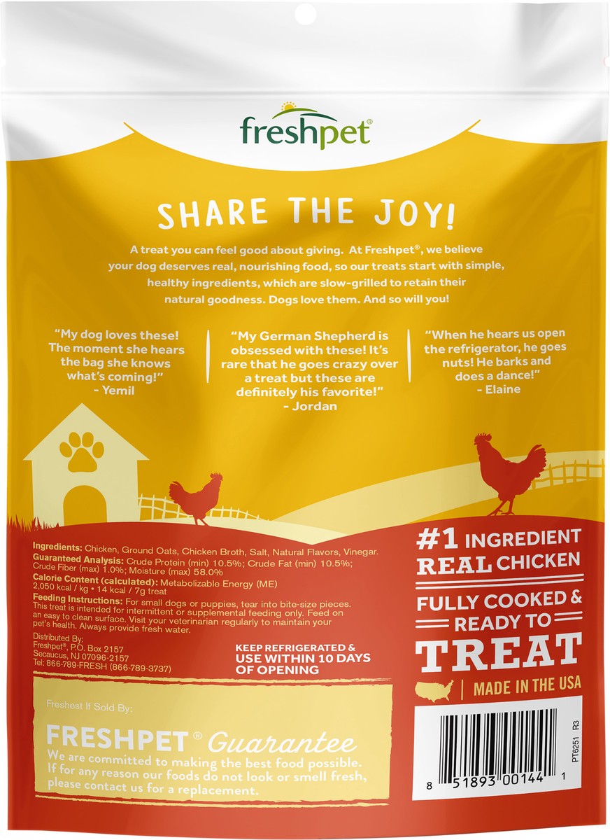 slide 3 of 3, Freshpet Dog Joy Chicken Recipe, 8 oz