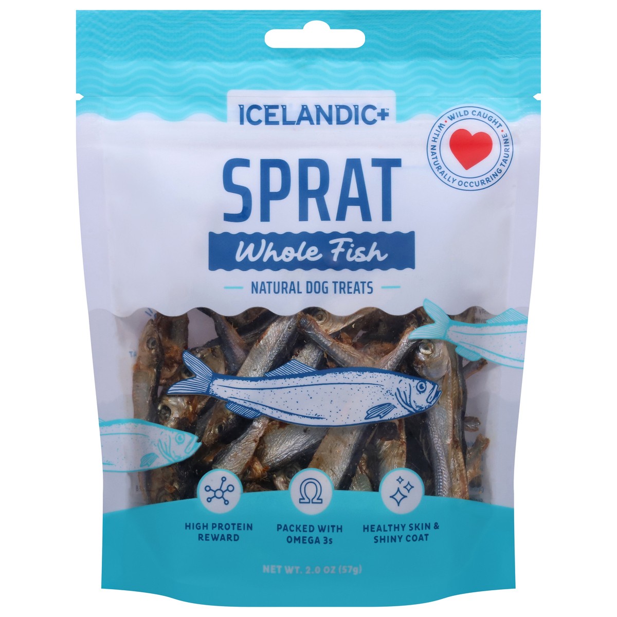 slide 4 of 4, Icelandic+ Natural Sprat Whole Fish Dog Treats 2.0 oz, 2 oz