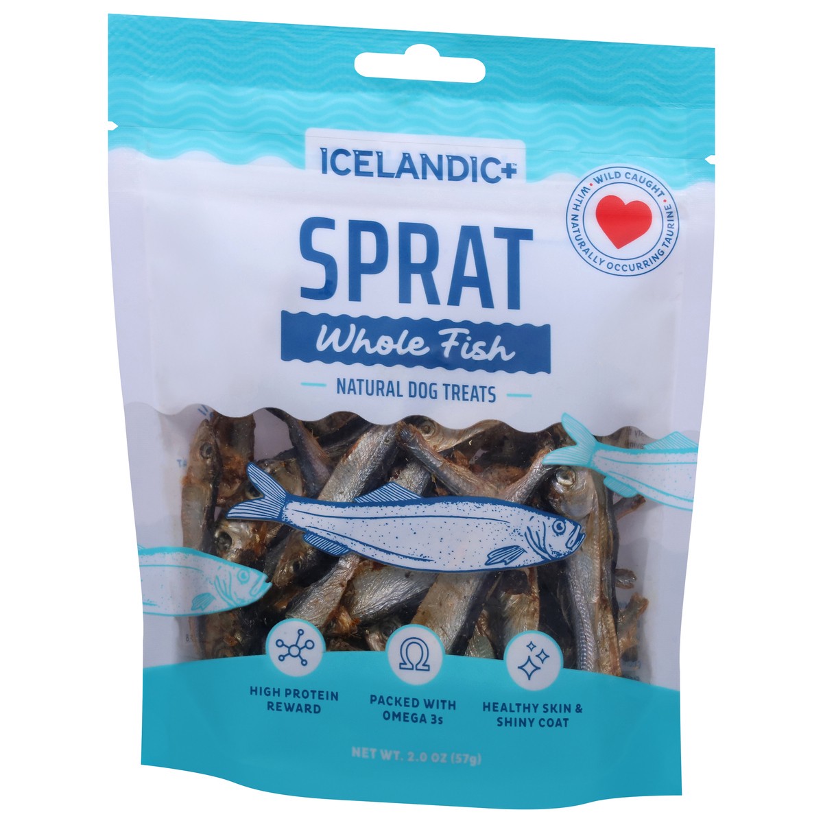 slide 3 of 4, Icelandic+ Natural Sprat Whole Fish Dog Treats 2.0 oz, 2 oz