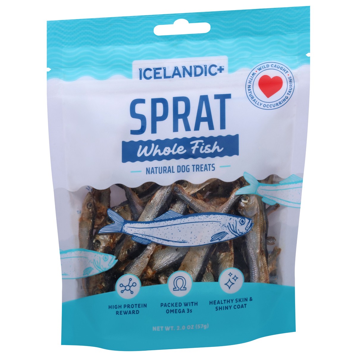 slide 2 of 4, Icelandic+ Natural Sprat Whole Fish Dog Treats 2.0 oz, 2 oz