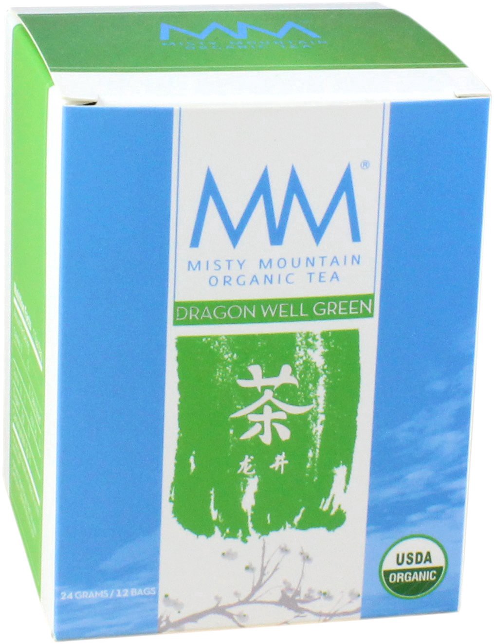 slide 1 of 1, Misty Mountain Dragonwell Green Tea, 12 ct