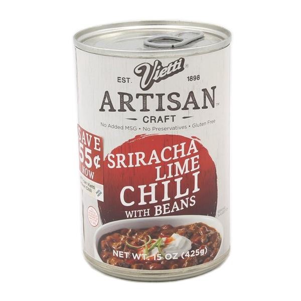 slide 1 of 3, Vietti Artisan Craft Chili, With Beans, Sriracha Lime, 15 oz