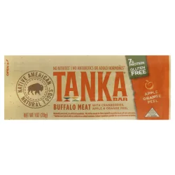 Tanka Buffalo Meat Bar with Cranberries, Apple & Orange Peel