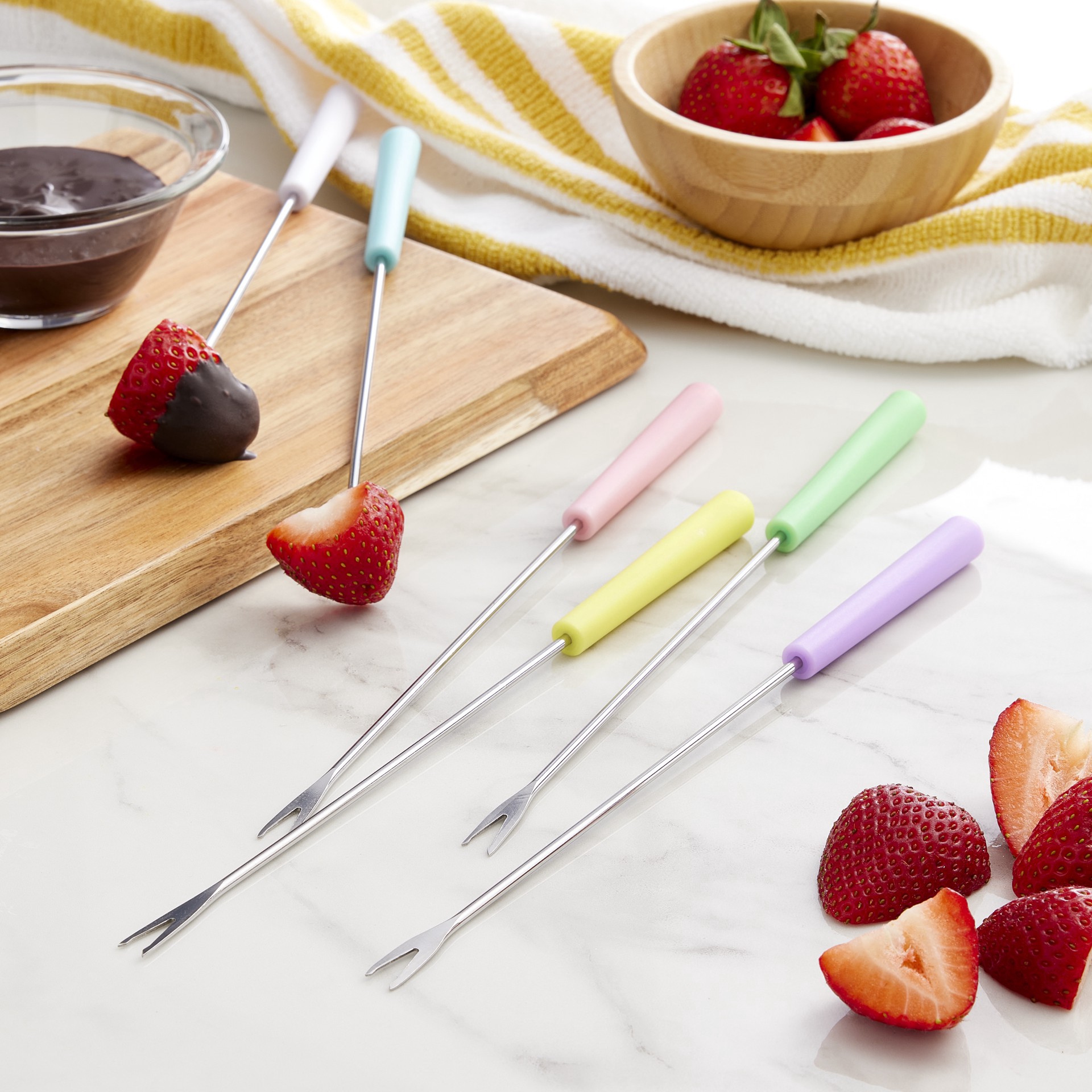 slide 4 of 4, Dipping Forks By Celebrate It, 5.67 in x 10.8 in x 0.6 in